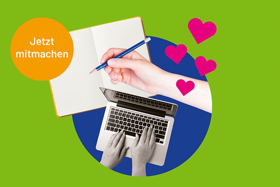 [Translate to English:] Collage vocatium Ausbildungspreis - Schreibwettbewerb für Azubis