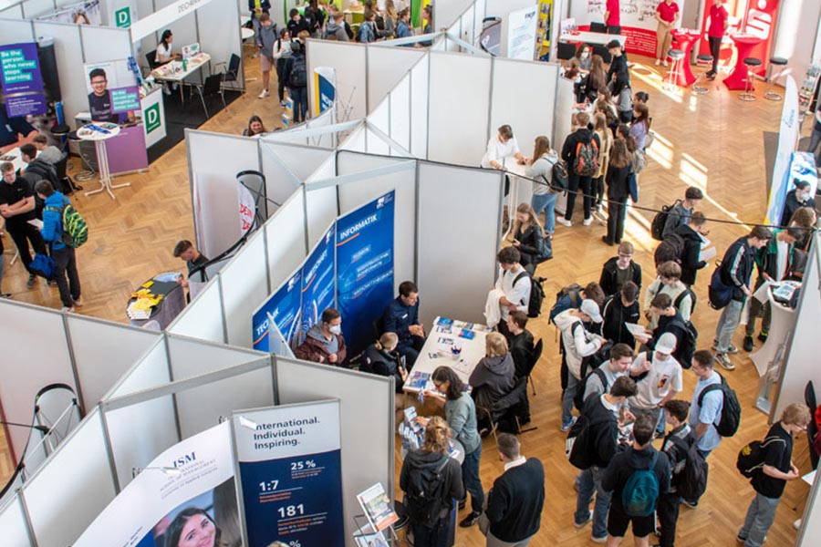 vocatium - Messe von oben, Deutschlands größte Fachmesse zum Recruiting für Ausbildung und Studium