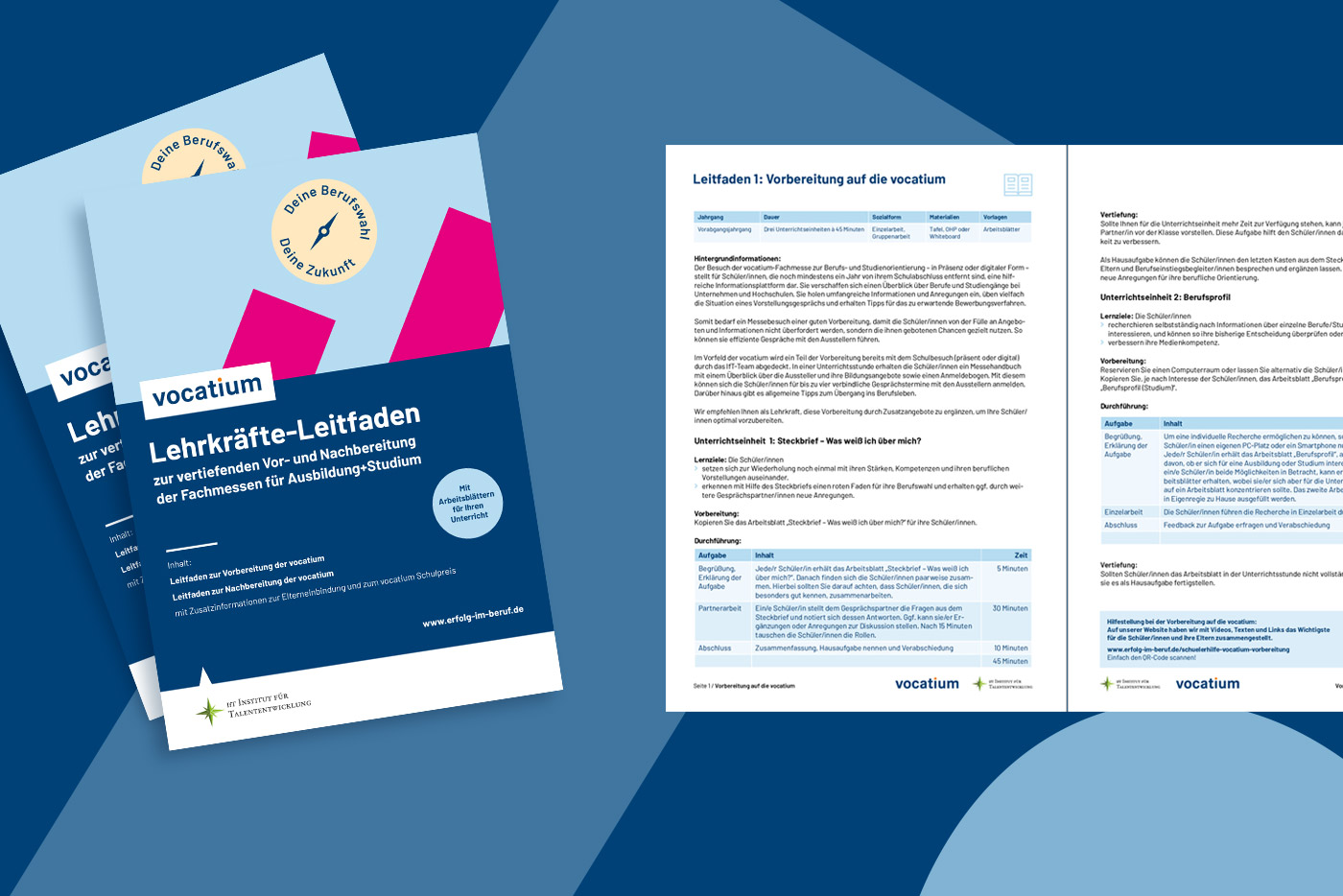 Unterrichtsmaterialen zur Berufswahl 